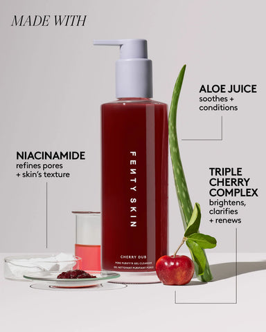 Cherry Dub Pore Purify'r Gel Cleanser with Niacinamide + Aloe Juice