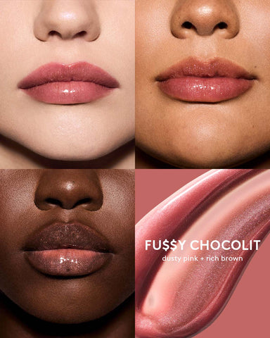 Gloss Bomb Swirl Twisted Lip Luminizer — Fu$$y Chocolit