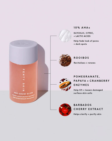 Pre-Show Glow Instant Retexturizing 10% AHA Treatment Refill